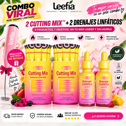 🔥 COMBO VIRAL 2+2 | 2 CUTTING MIX™ + 2 DRENAJES LINFÁTICOS (Copia)